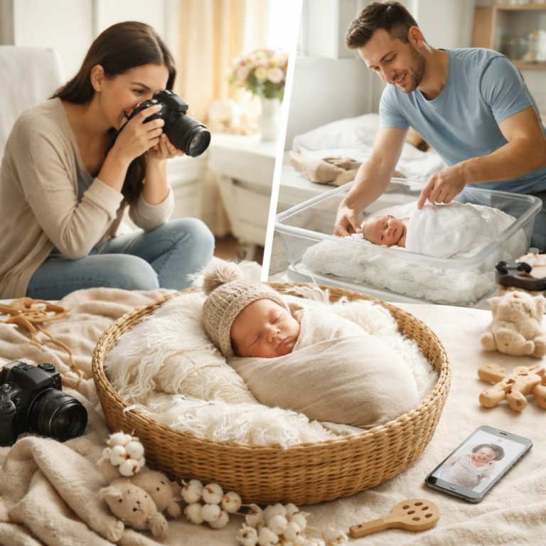 30 idées DIY photos nouveau‑né — Hôpital et maison (faciles & sûres)